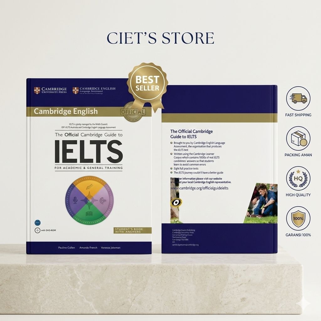 BEST SELLER - Buku IELTS Terlaris: The Official Cambridge Guide to IELTS (Academic & General)