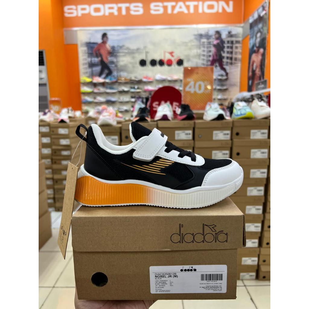 Diadora Noxel Jr Black Kids Shoes Original
