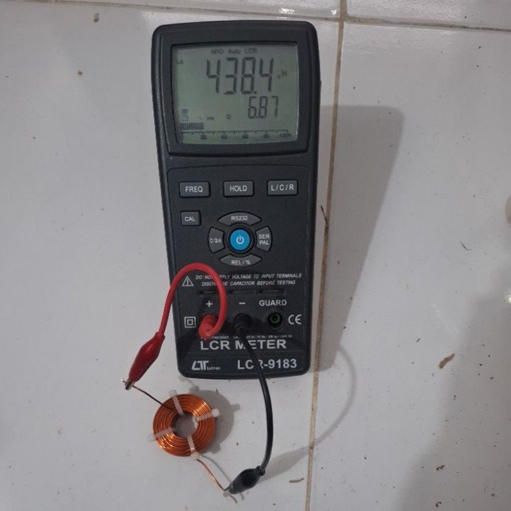 coil lilitan crossover pasif 0,43mh 1mm