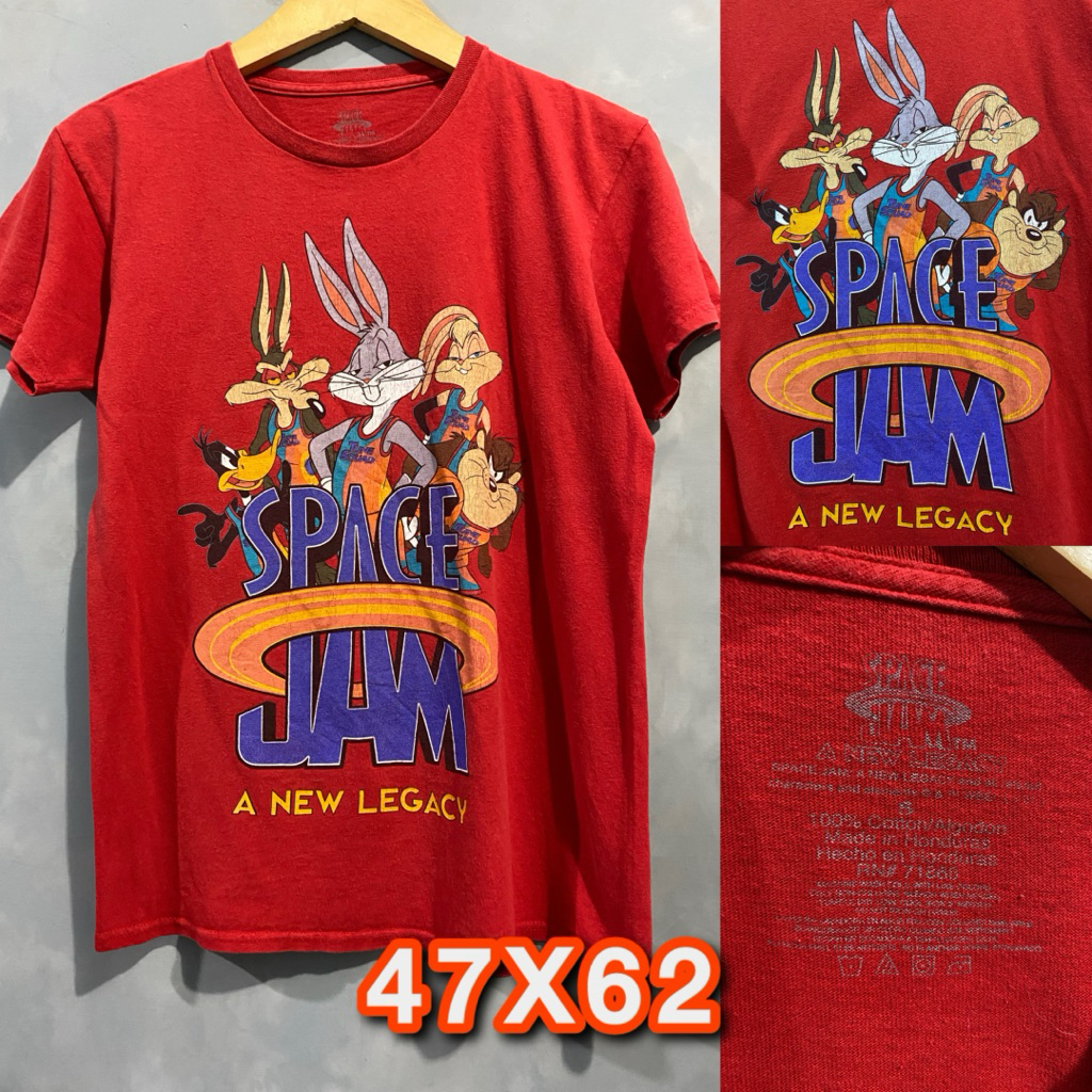 Kaos Merah Space Jam A New Legacy Original - Size S Second