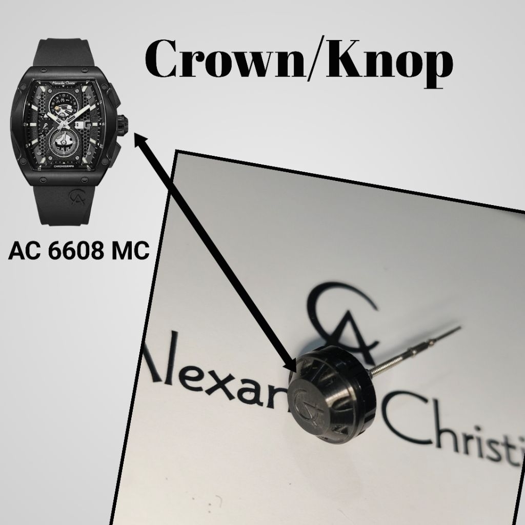 Crown / Knop Alexandre Christie AC 6608 MC Original