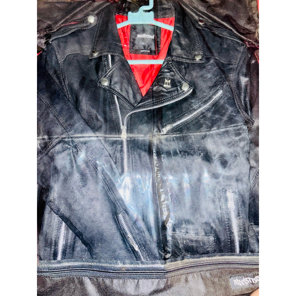 jaket kulit maternal size M