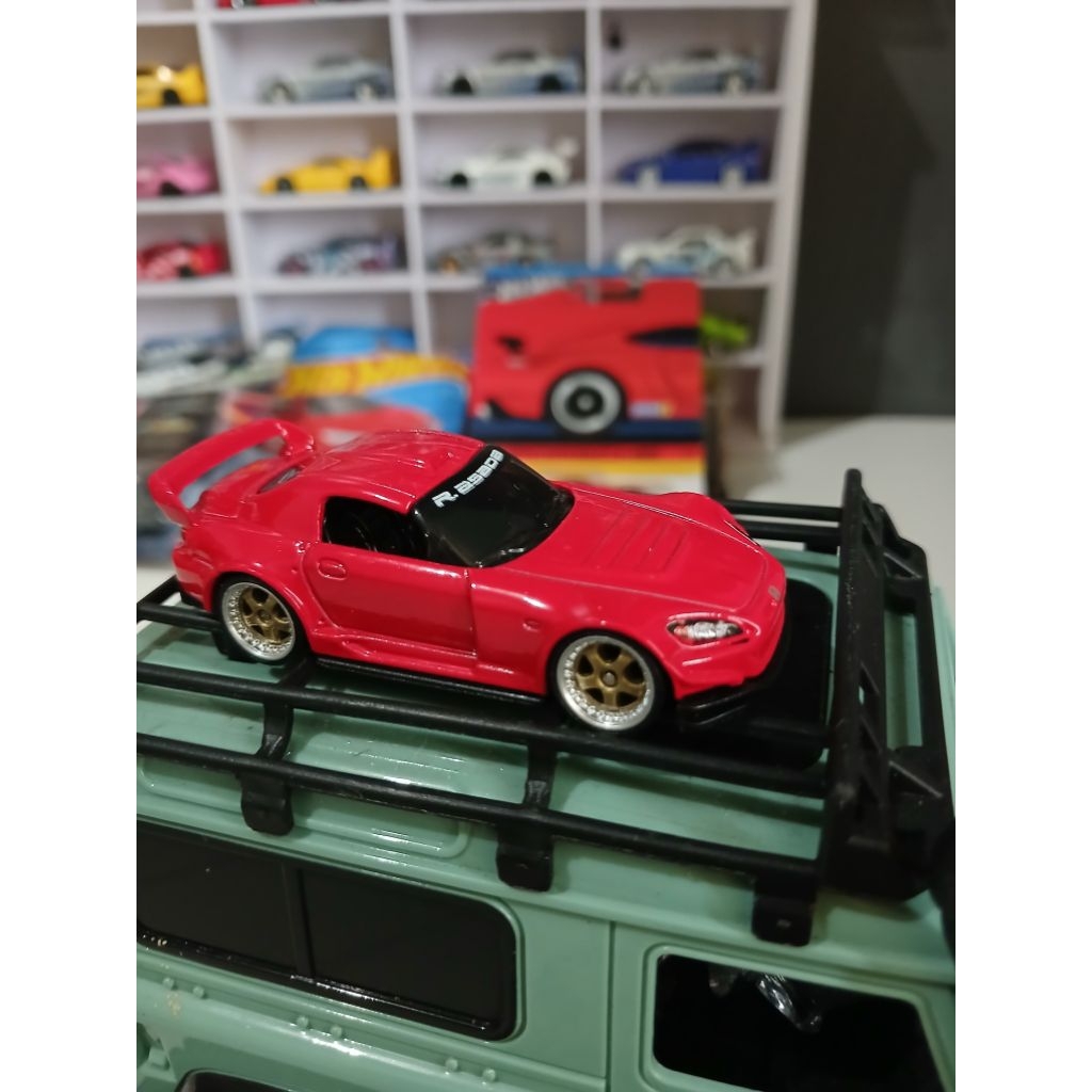Hotwheels Regular S2000 Red Loose Swab Ban Karet