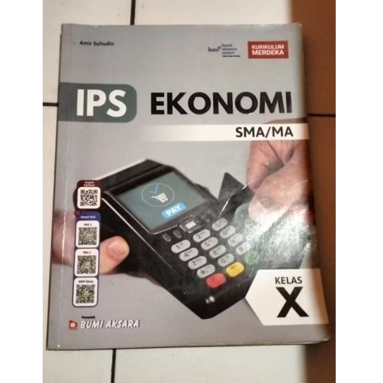 BUKU EKONOMI BUMI AKSARA SMA KELAS 10 ( BEKAS )