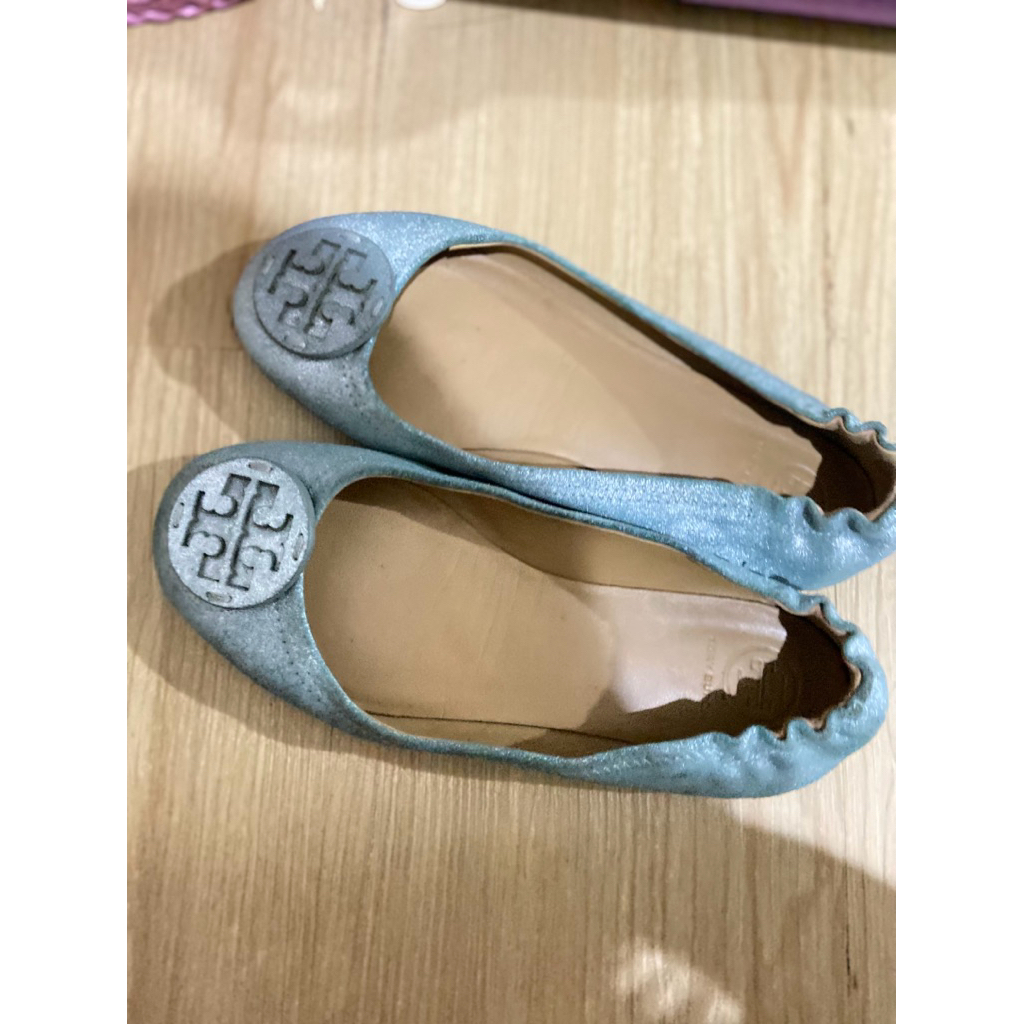 Tory Burch Minnie Travel Ballet Flat Shoes