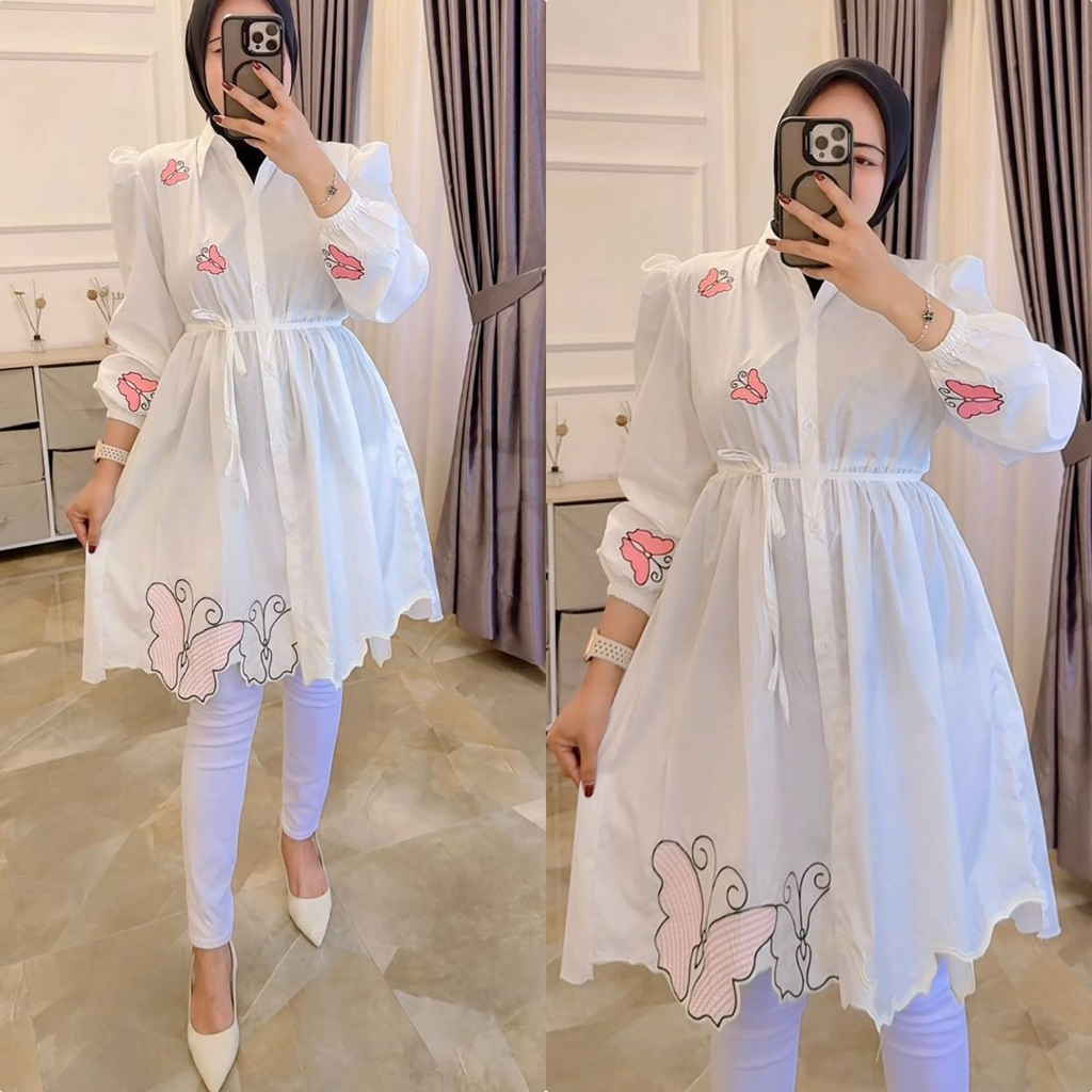 NEW TUNIK ZARA SALUR TERBARU/ TUNIK EXTU CANTIK TERBARU