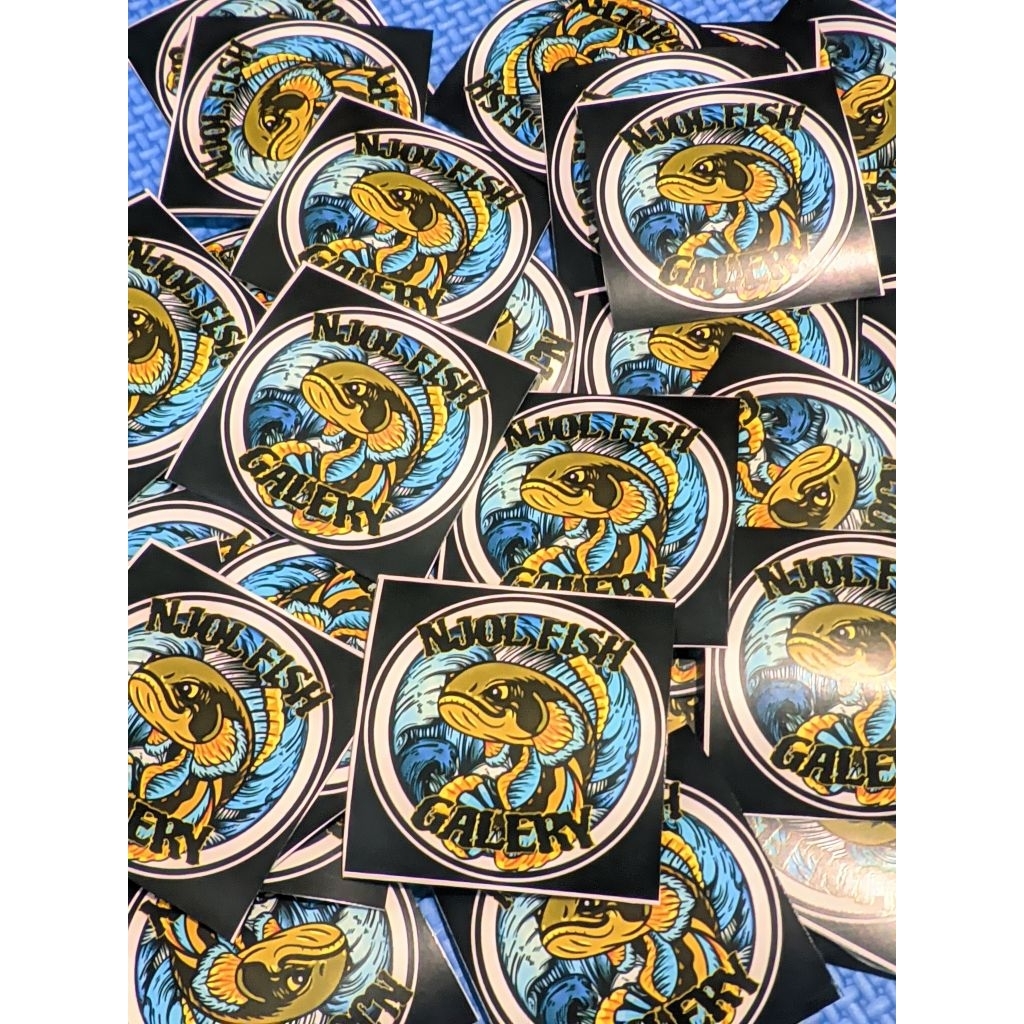 Stiker channa maru batik