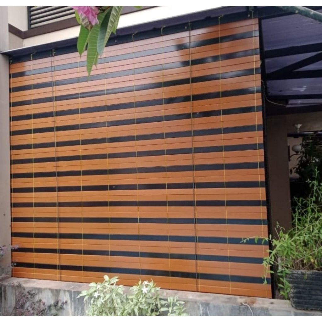 tirai pvc outdoor L.2.5 x T 1.5