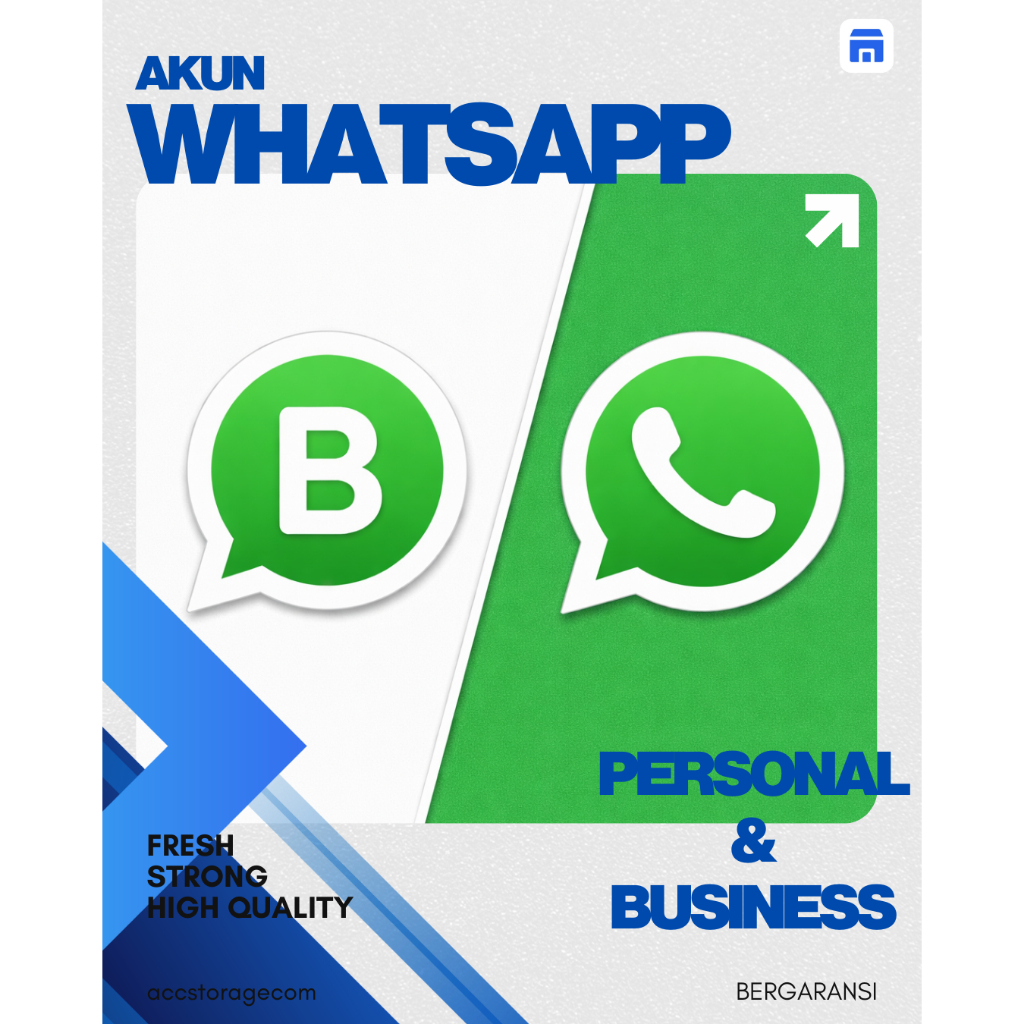 Akun WhatsApp Fresh | Personal / Business | Nomor OTP Aktif | Siap Pakai | Aman Login