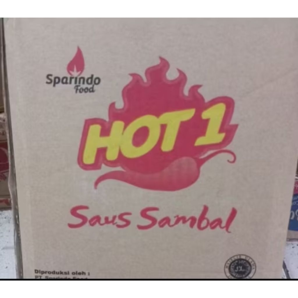 HOT 1 Saos Saus Sambal 1Kg [ 1Dus isi 10 Bungkus ]
