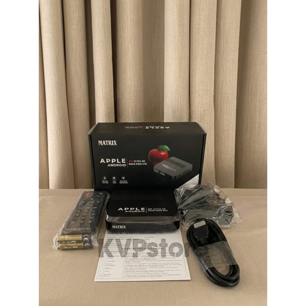Android TV box Matrix Apple Android 10 Ram 2Gb Wifi Android TV