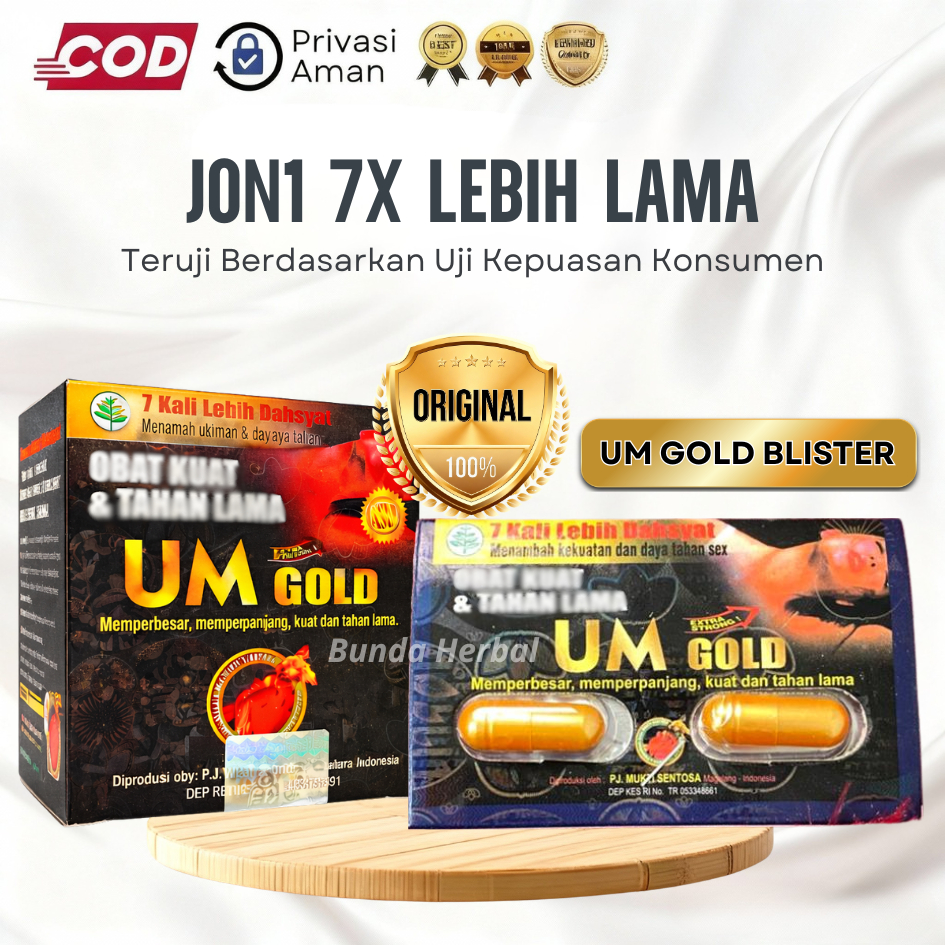 UM GOLD KAPSUL | Urat Madu Gold Original 100% Kapsul | UM Gold Blister | Urat Madu 100% Original | J