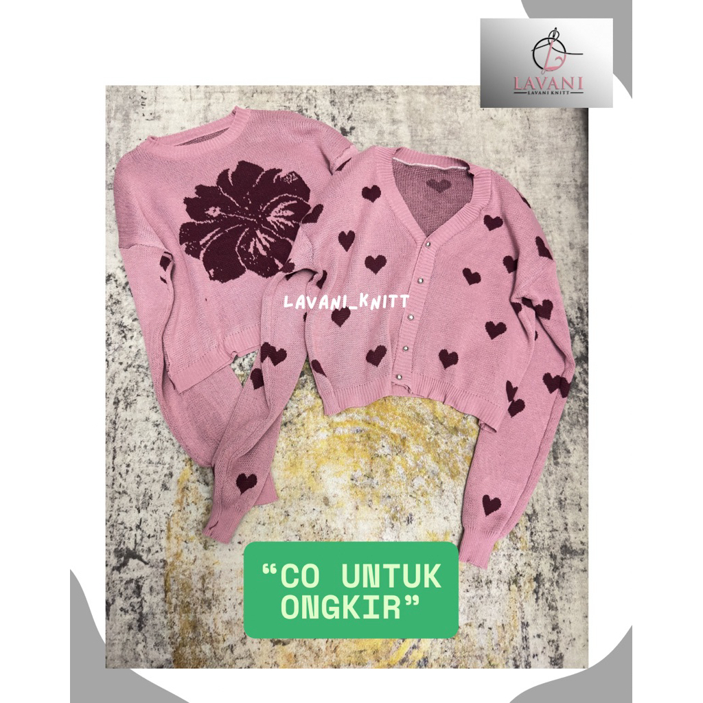 Lavani baju rajut premium bahan tebal