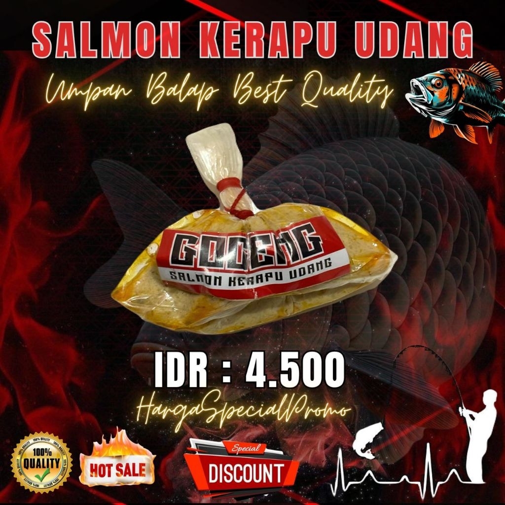 umpan goceng salmon kerapu udang