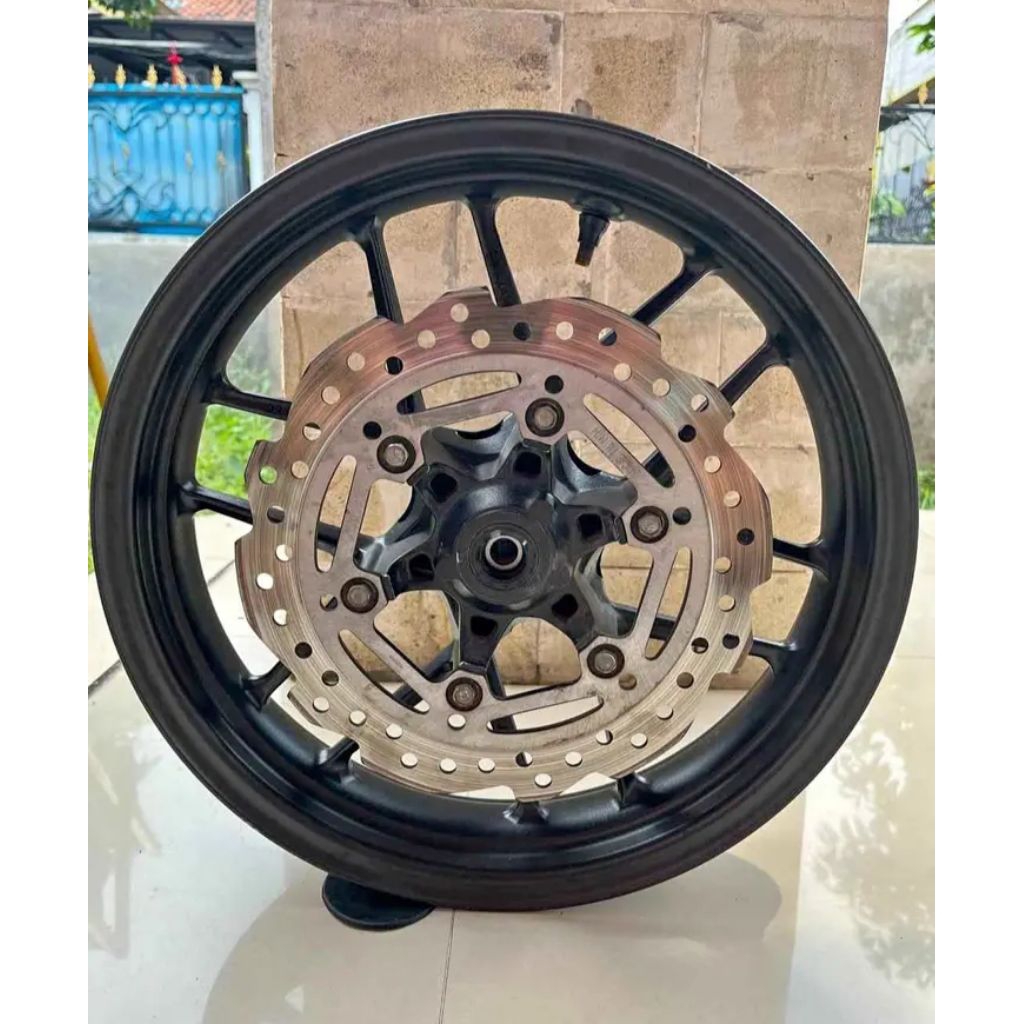 VELG/PELK' DEPAN+PIRINGAN MOTOR HONDA ADV 160'150 ORIGINAL COPOTAN SECOND