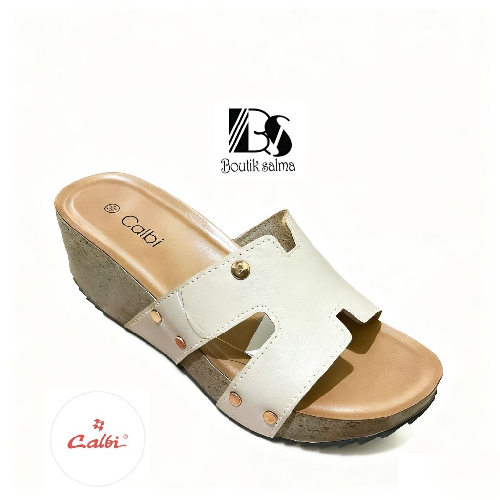 Calbi original - Sandal Wanita Wedges Tinggi 5cm