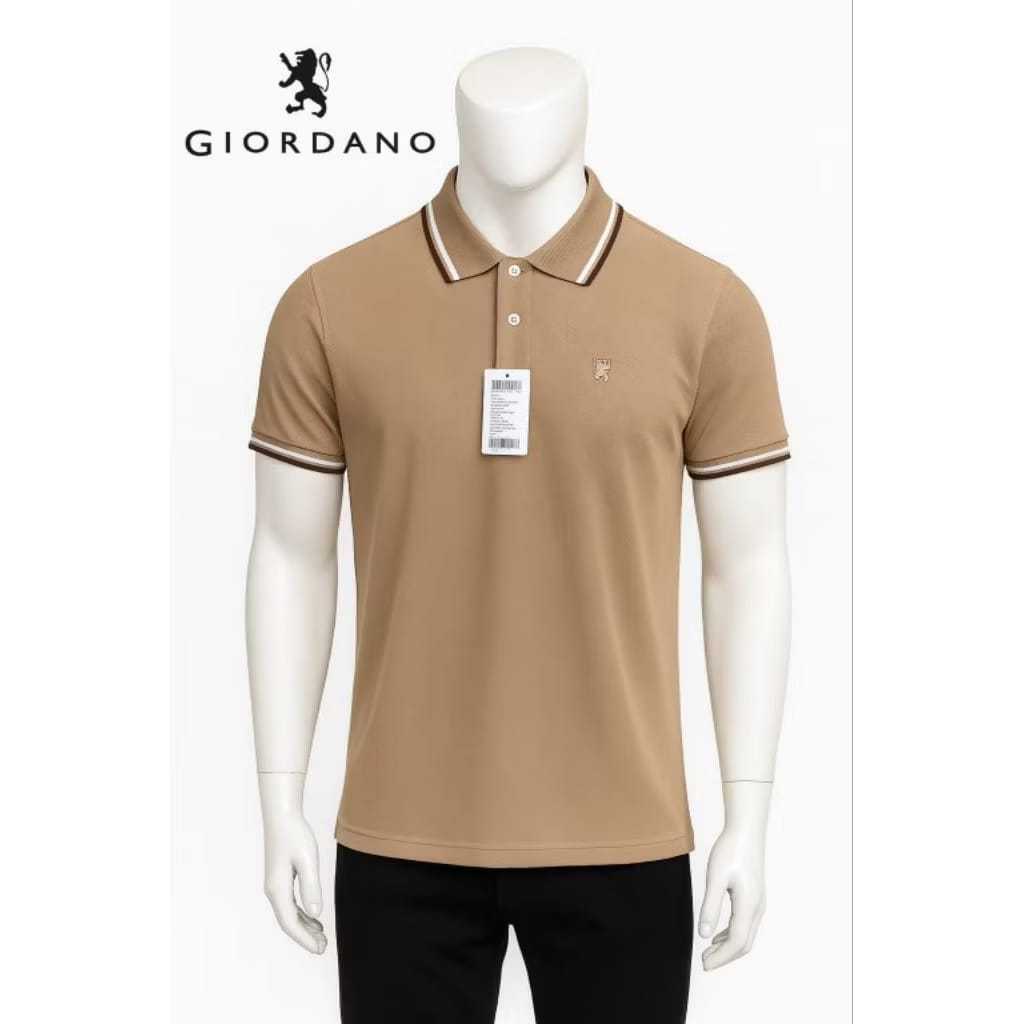 Kaos Polo Shirt GIORDANO Pria Kerah / Kaos Kerah Pria Dewasa / Size M-L-XL-XXL / Kaos Polo Giordano