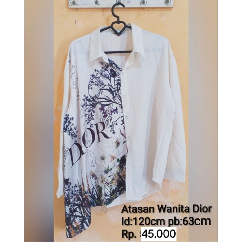 Kemeja wanita dewasa Dior