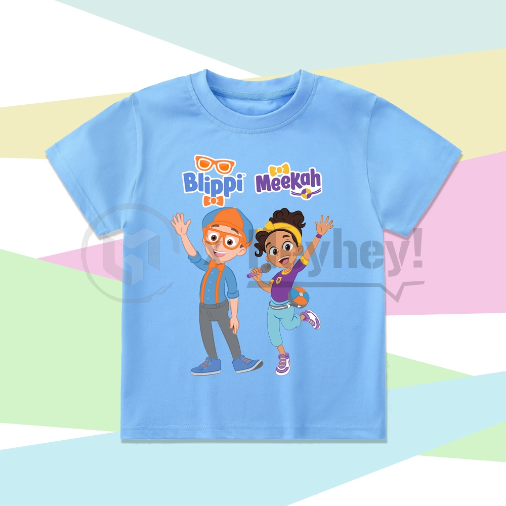Baju Anak Kaos Anak Karakter Blippi Meekah Dance