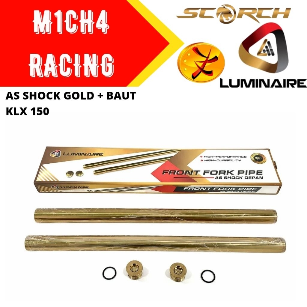 AS SHOCK DEPAN GOLD + BAUT/KLIP KLX 150 - LUMINAIRE