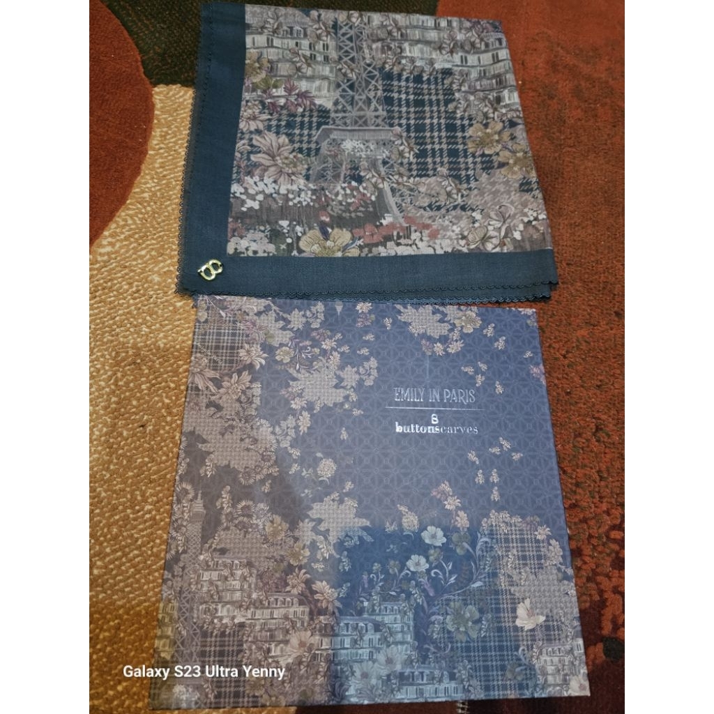 emily in paris buttonscarves preloved