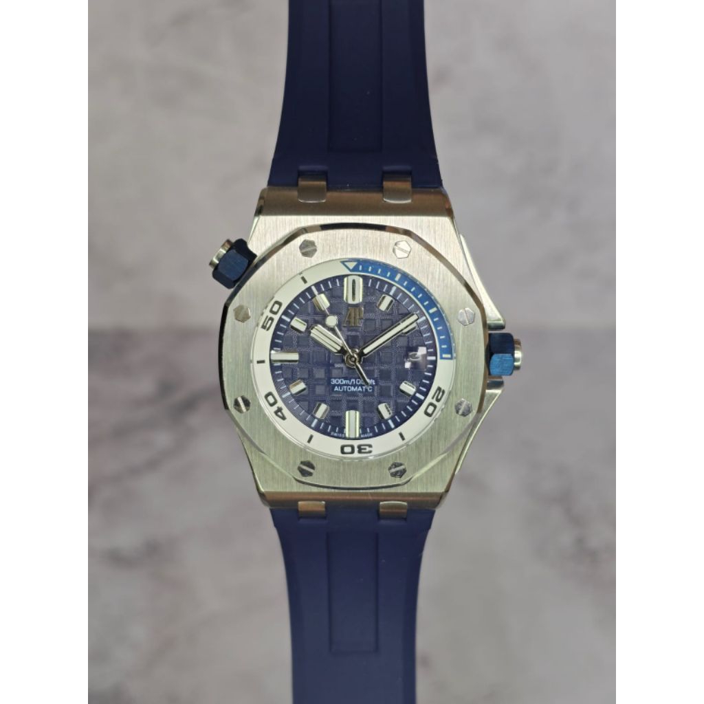 JAM TANGAN AP DIVER AUTOMATIC STAINLESS STEEL JAM TANGAN PRIA AUTOMATIC TERBARU DIAL 42MM