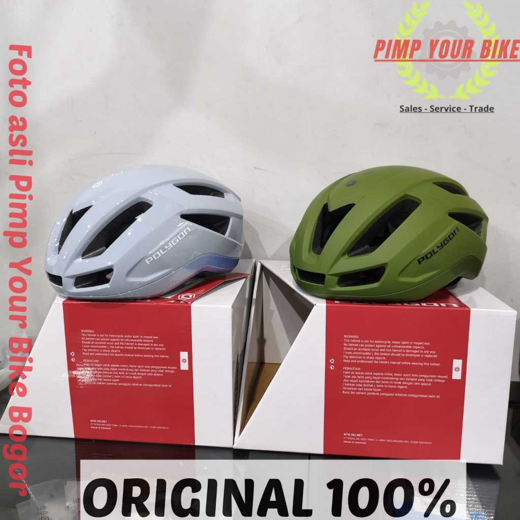 Helm Polygon Gale Road Bike Gravel White Blue Green not Xzone Lanes