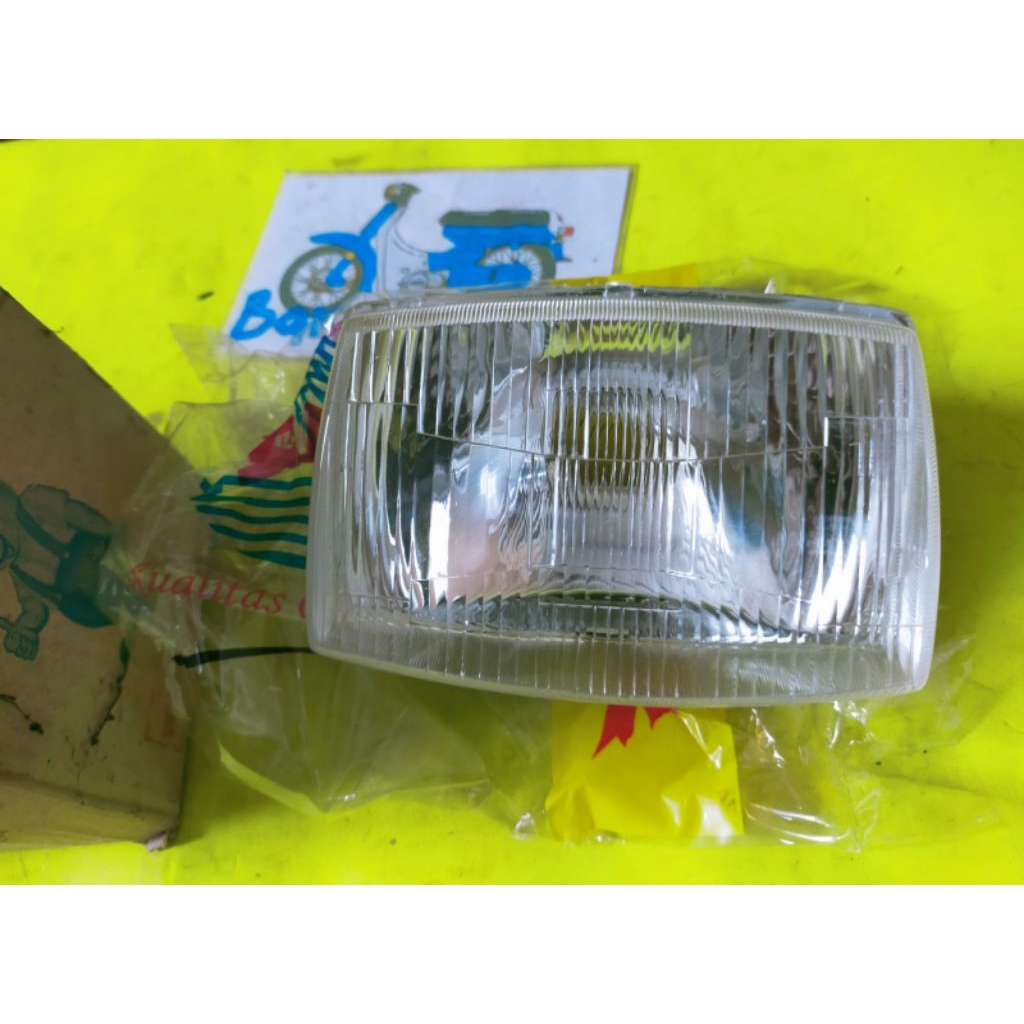 mika lampu reflektor depan head lamp headlamp suzuki RC 100 RC100 RC 80 RC80 bravo jet cooled