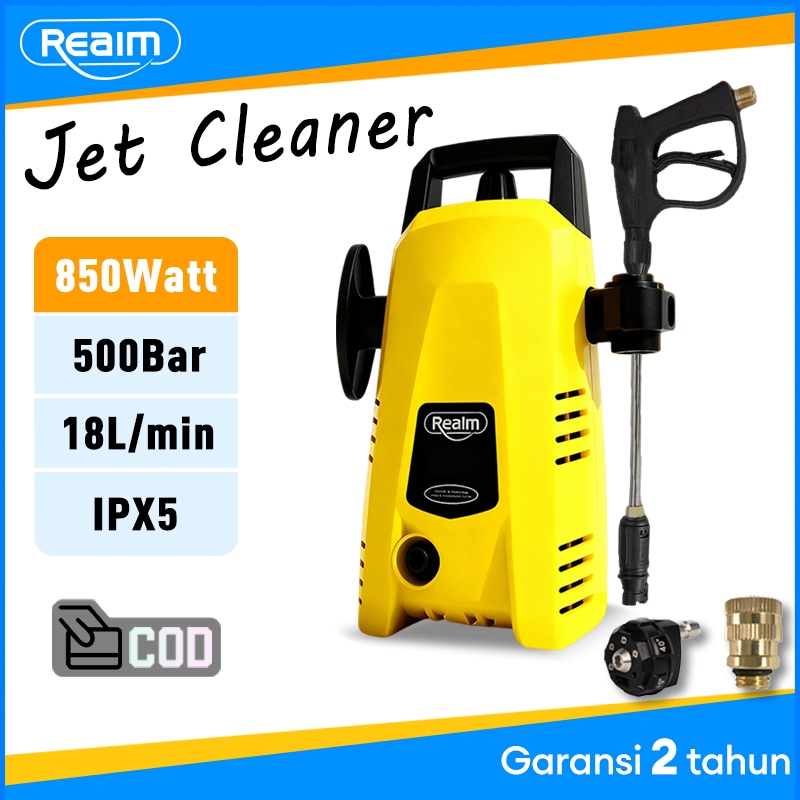 REAIM Semprotan Cuci Motor Mesin Cuci Mobil Dan Motor 800W Mobil Jet Cleaner 220V Alat Cuci Motor Da