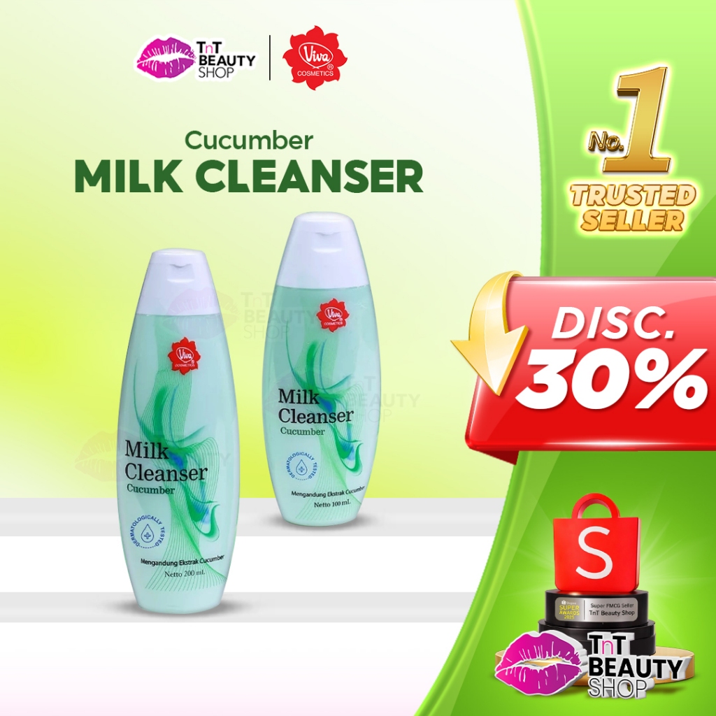 Viva Milk Cleanser Cucumber 100 ml & 200 ml | TnT Beauty Shop