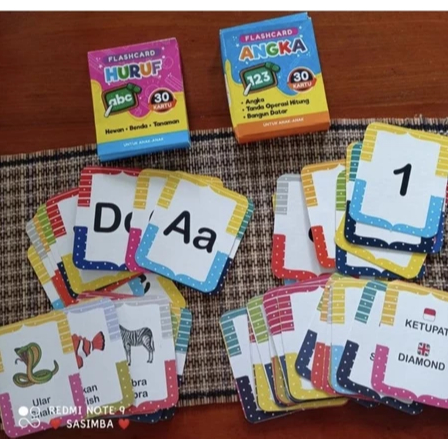 FLASH CARD HURUF / KARTU HURUF