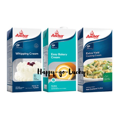 Anchor Whipping Cream / Easy Bakery / Extra Yield Cooking 1lt