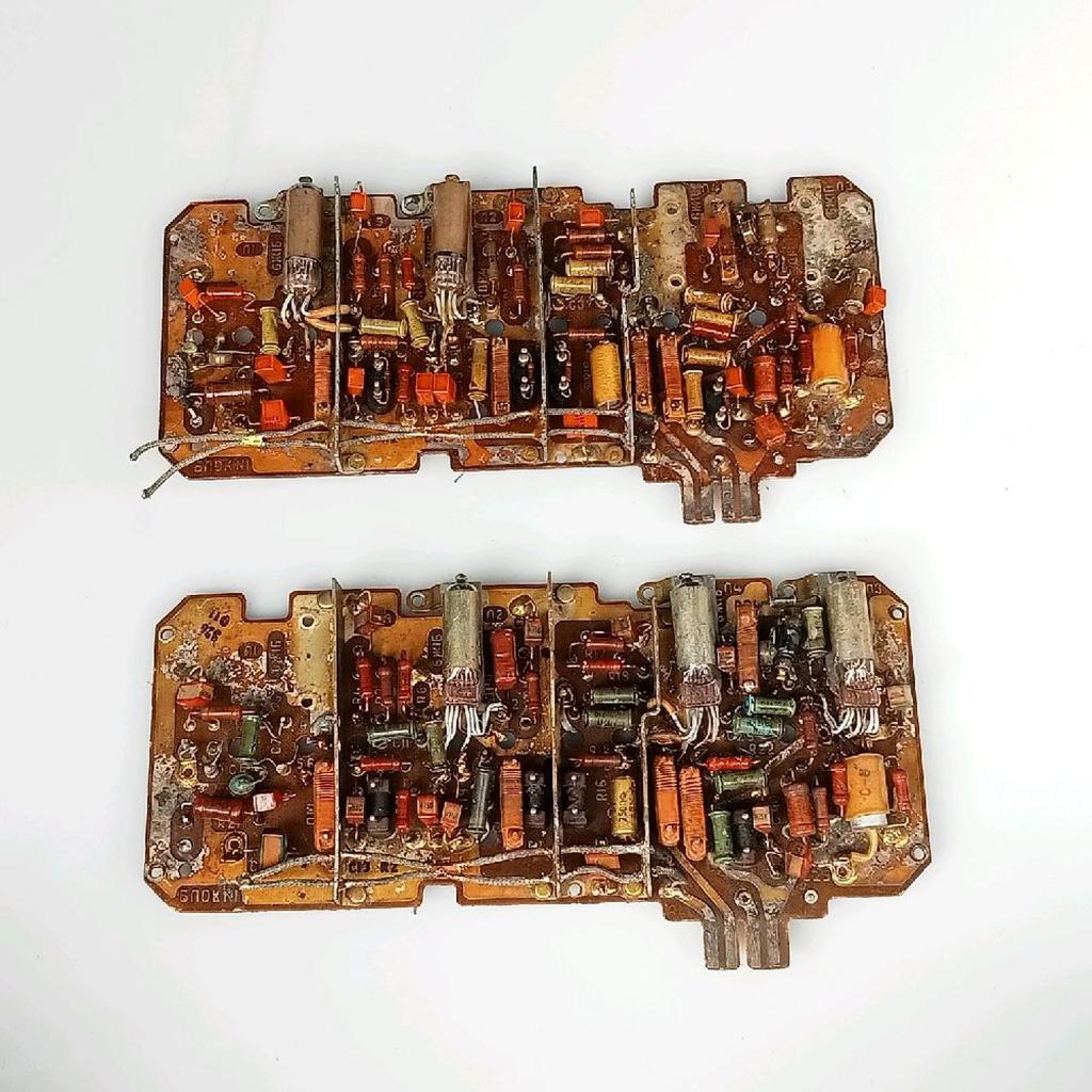 2pcs PCB RF ex Kapal militer Rusia Tube 6J1B-V HF Pentode