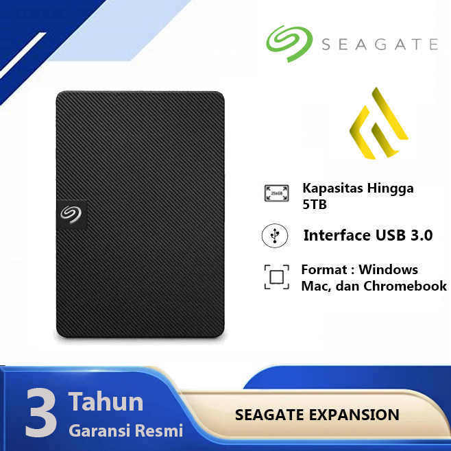 Seagate Expansion 1TB 2TB 4TB 5TB - HDD HD Hardisk Eksternal 2.5 inch