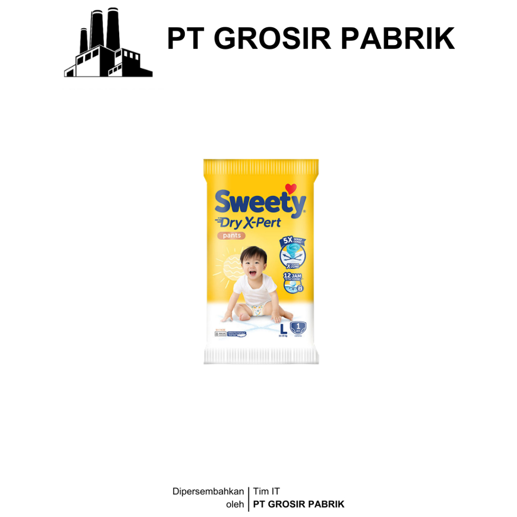 Sweety Bronze Pants Renceng/Sweety Silver Pants Renceng/Baby Happy Pants