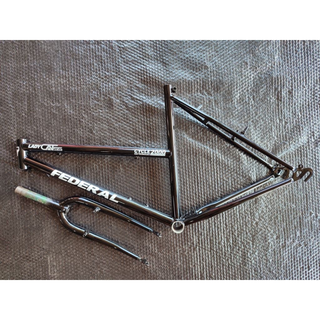 frame federal commuter bike lady