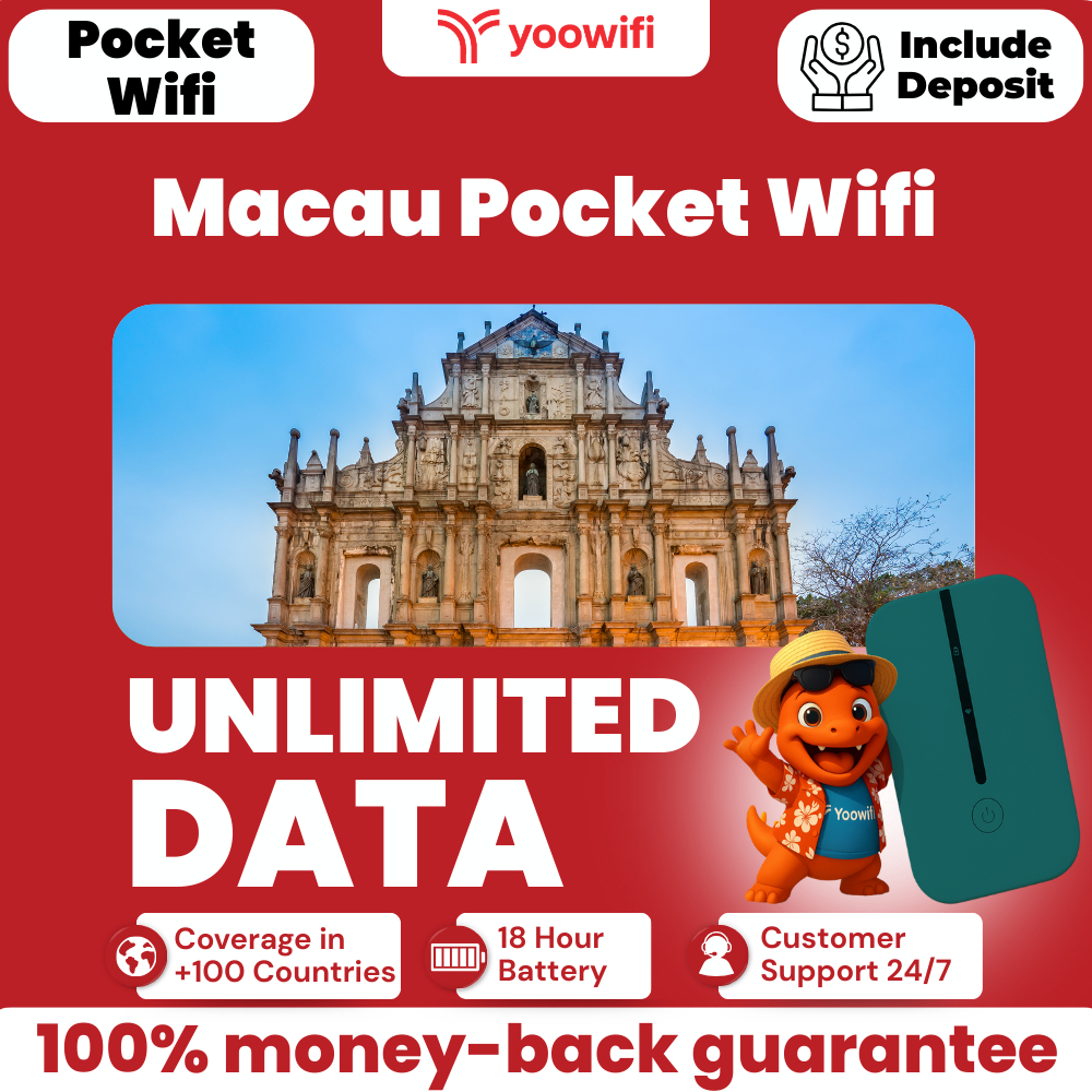 Yoowifi Pocket Wifi Macau Unlimited Highspeed Wifi Portable Internet Roaming