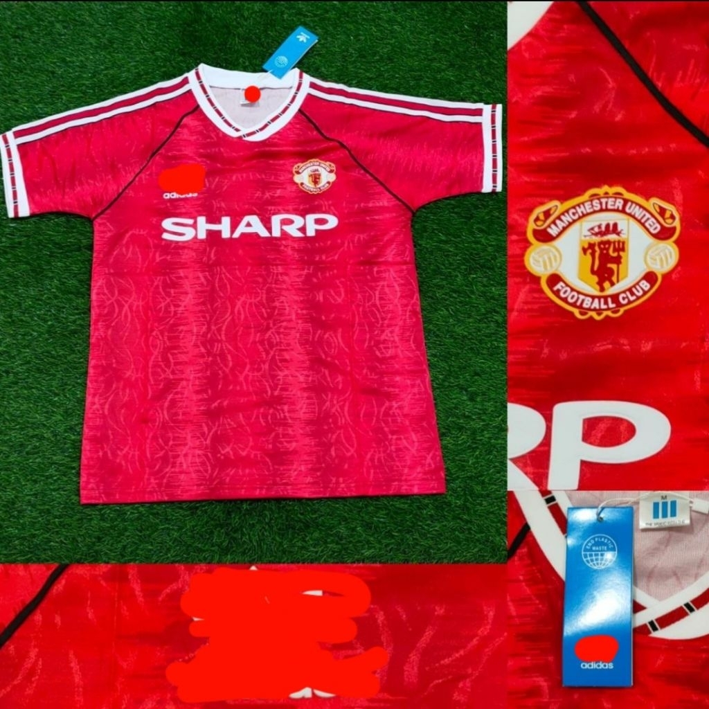Jersey Kaos Baju Sepak Bola Man Mancester Manchester United Utd MU Home Away 3rd Third The Red Merah