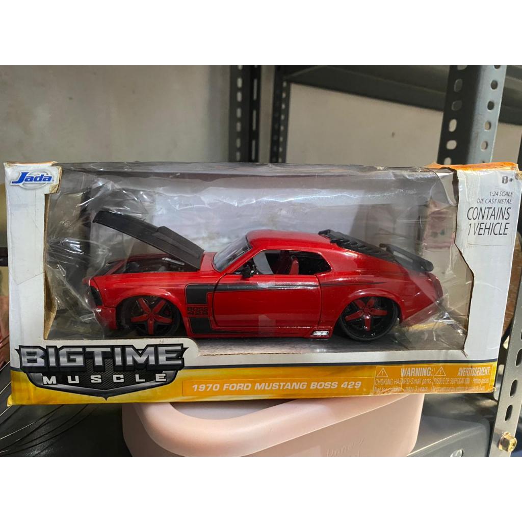 Diecast Ford Mustang Boss 429 Muscle Cars 1970 Merk Jada Scala 1:24