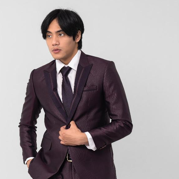 Atasan Jas Pengantin Pria Semi Wool Glossy Wedding (Only Jas) - YUNG