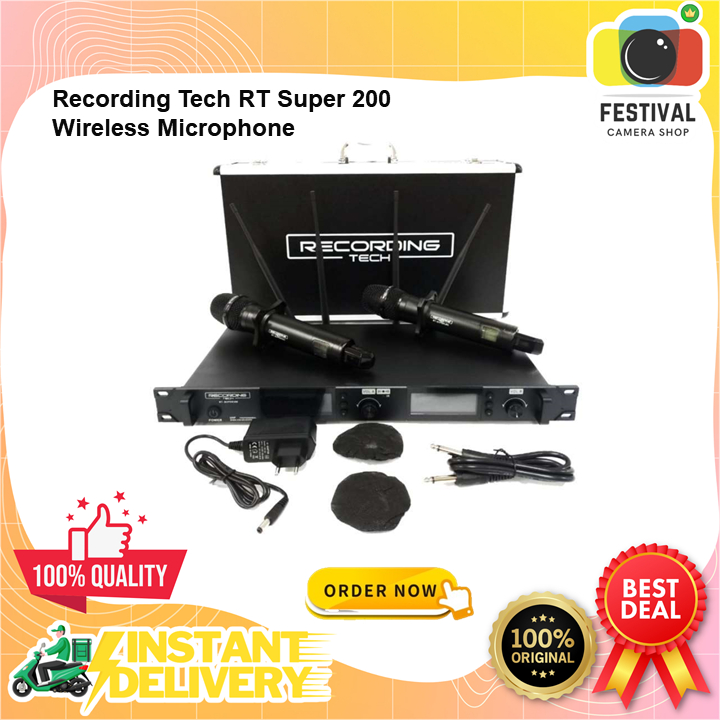Recording Tech RT Super 200 super200 Wireless Microphone