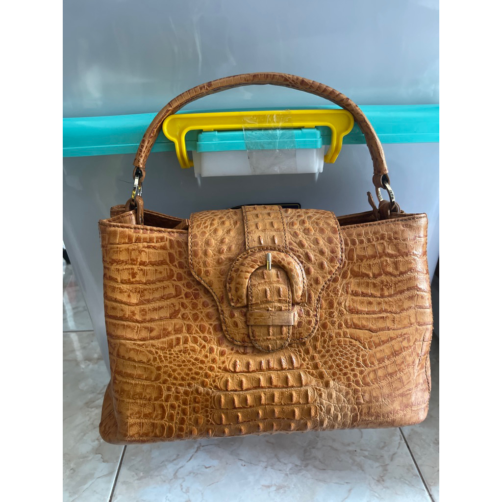 Handbag Guy Laroche Brown Preloved