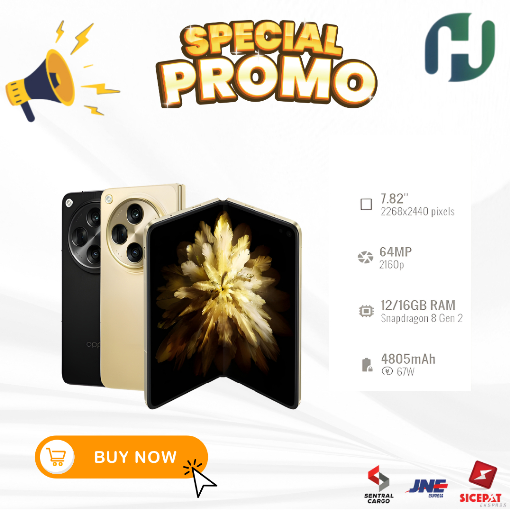 Oppo Find N3 Fold 16+512 GB second murah garansi resmi indonesia