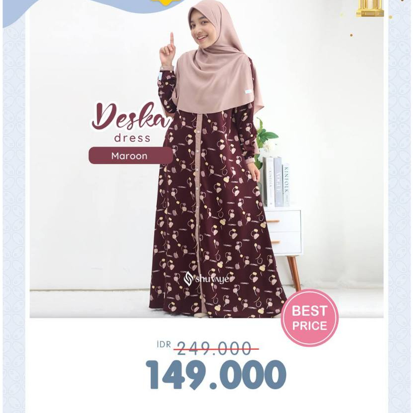 SILMEE DESKA DRESS MOTIF GAMIS SYARI