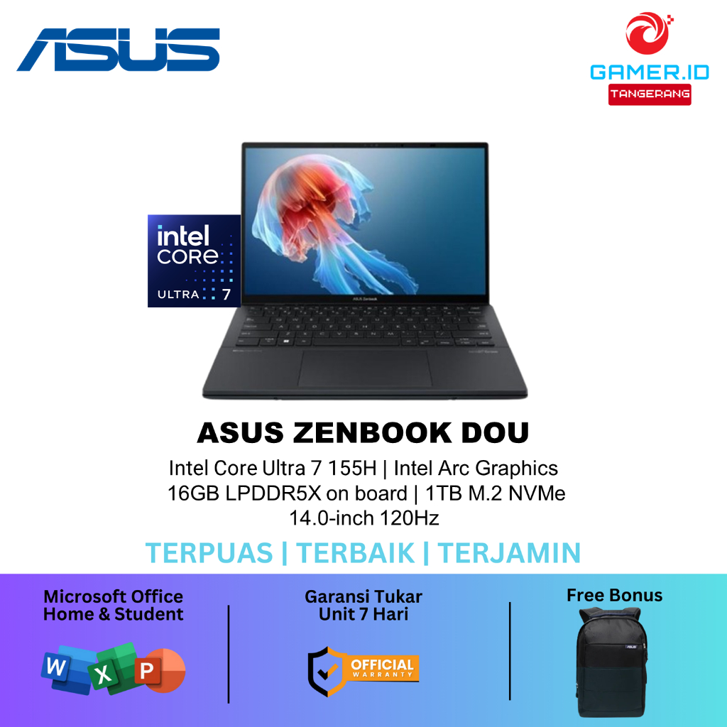 LAPTOP NEW ASUS ZENBOOK DOU TOUCHSREEN