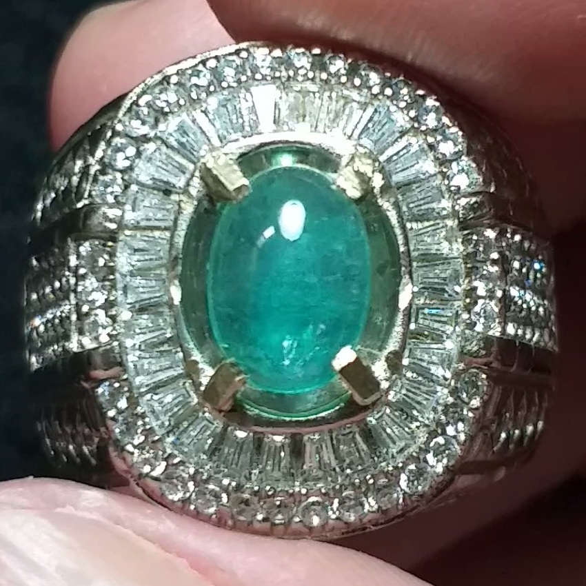 Cincin Zamrud / Emerald Beryl (Minor) Memo JGL Natural & Murah