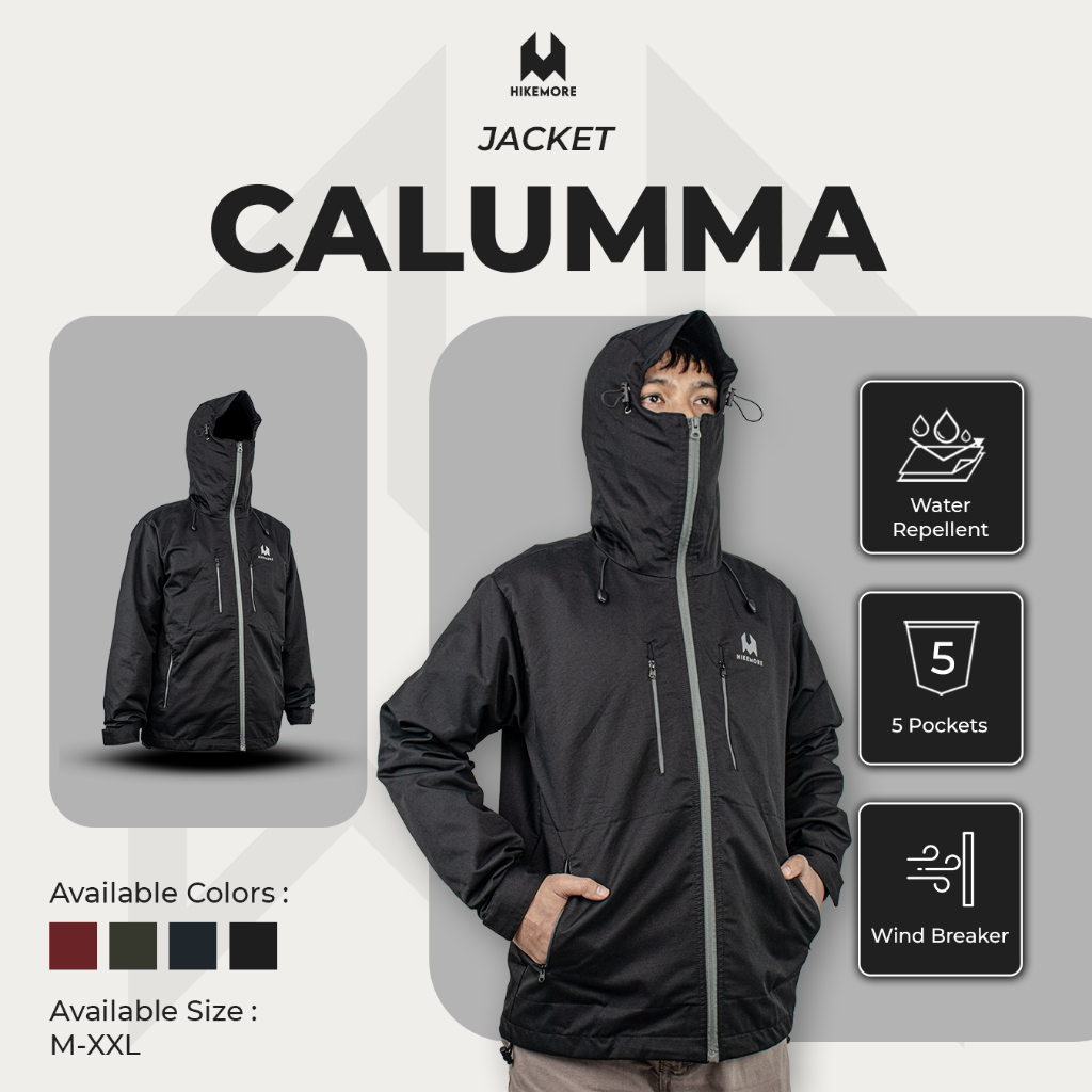 Hikemore Outdoors - Jaket Gorpcore Windbreaker Hikemore Calumma Original