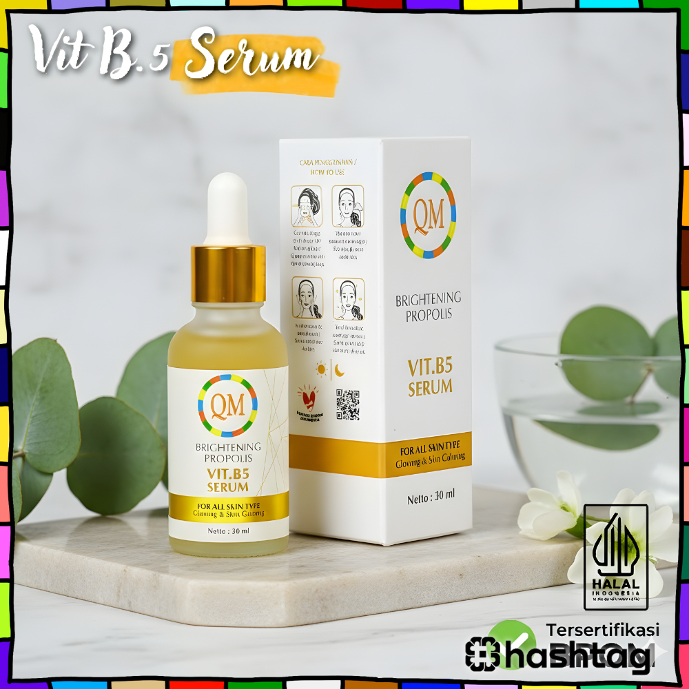 Hastag_iD QM Brightening Propolis Vit B5 Serum 30ML Y8113