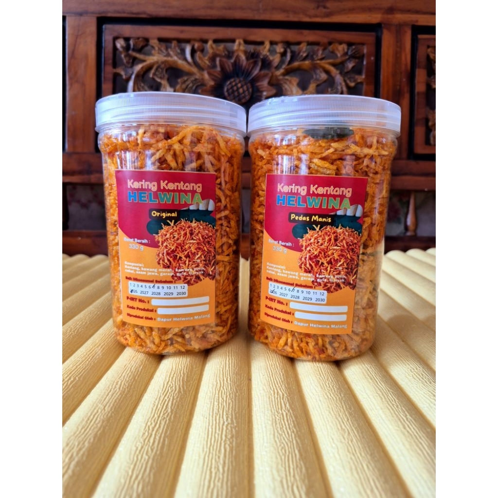 Kering Kentang Helwina Kemasan Toples