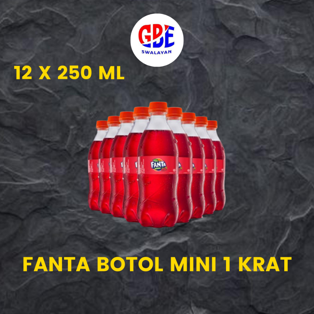 FANTA BOTOL 250 ML 1 KRAT ISI 12